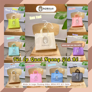 [1 Ký - Hàng Xuất Dư] Túi Ép Quai Xách Đựng Hàng Giá Rẻ (Nhận In Logo Thương Hiệu)