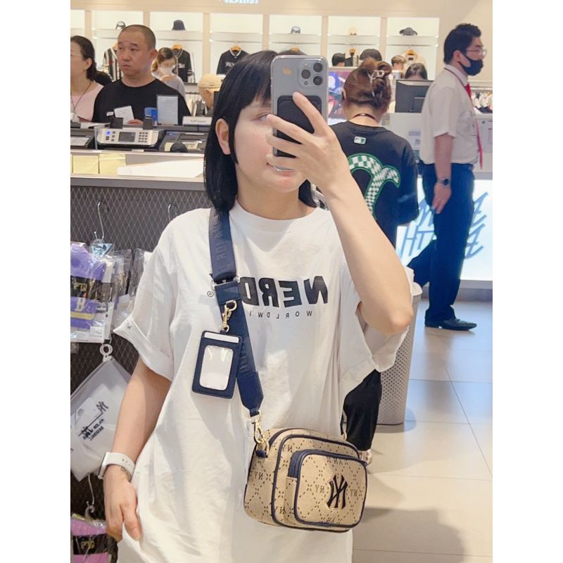 TÚI ĐEO CHÉO MLB MONOGRAM SIZE 13 x 18 CM CHÍNH HÃNG