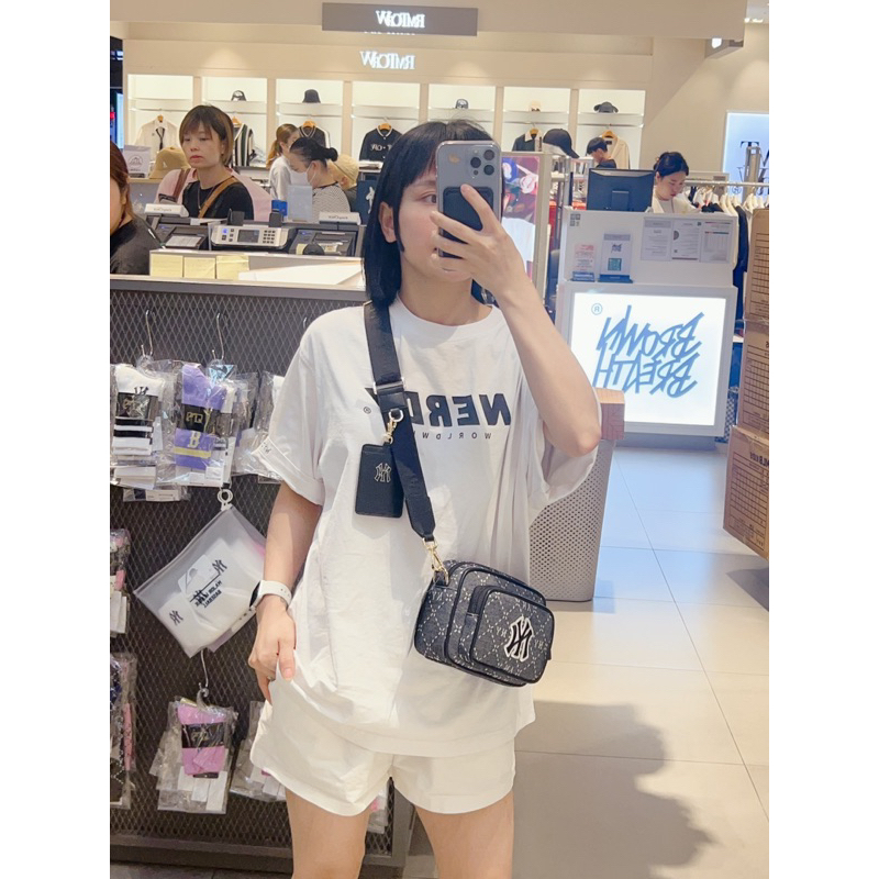 TÚI ĐEO CHÉO MLB MONOGRAM SIZE 13 x 18 CM CHÍNH HÃNG