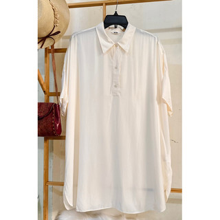 {2hand}{Uniqlo} Áo phom dài Suông Linen Uniqlo