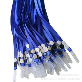 [GIÁ HUỶ DIỆT] Bịch 100 dây lụa đeo thẻ học sinh, bảng tên sinh viên nhân viên móc nhựa