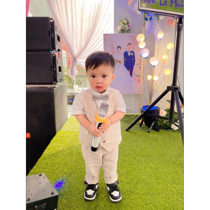 Bộ công tử Hè cho bé trai H&M sz 9-24M