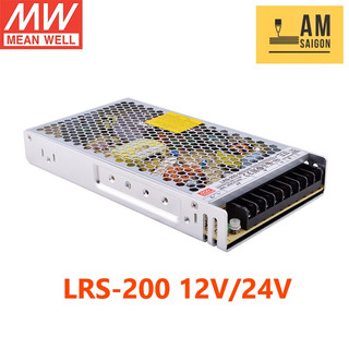 Nguồn tổ ong meanwell lrs-200 12v 24v bảo hành 12 tháng