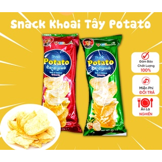 Snack Khoai Tây Potato Thơm Ngon Giòn Tan, Đồ Ăn Vặt Tuổi Thơ
