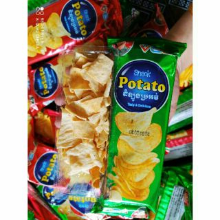 Snack Khoai Tây Potato Thơm Ngon Giòn Tan, Đồ Ăn Vặt Tuổi Thơ