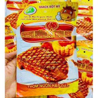 Bò miếng thơm cay, gói bò miếng cay, đồ ăn vặt hot cổng trường, đồ ăn vặt tuổi thơ