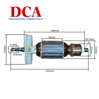 Rotor máy khoan 10ly makita m0600b hoặc maktec mt60 mt603 chính hãng dca
