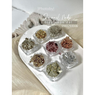 Giấy nhún tone Đài làm vân đá, ẩn móng Nails