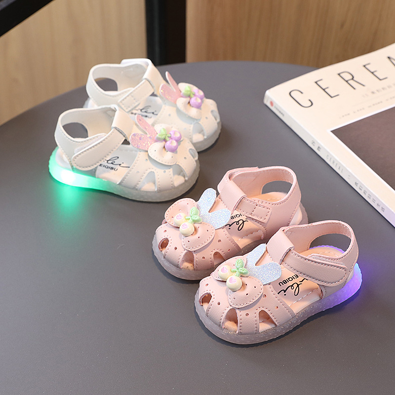 Sandal Tập Đi Có Đèn Led Cho Bé Gái Xinh Xắn [8007]