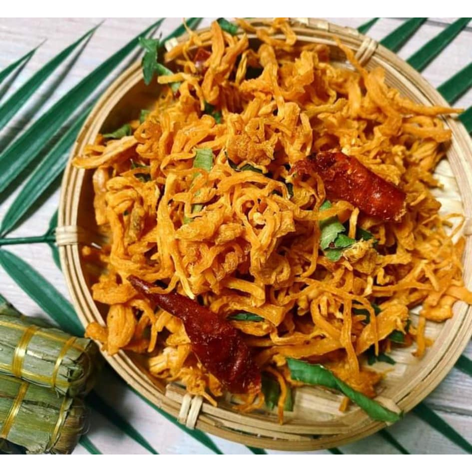 Khô Gà Lá Chanh Loại 1 Thơm Ngon Đậm Vị | 250Gr