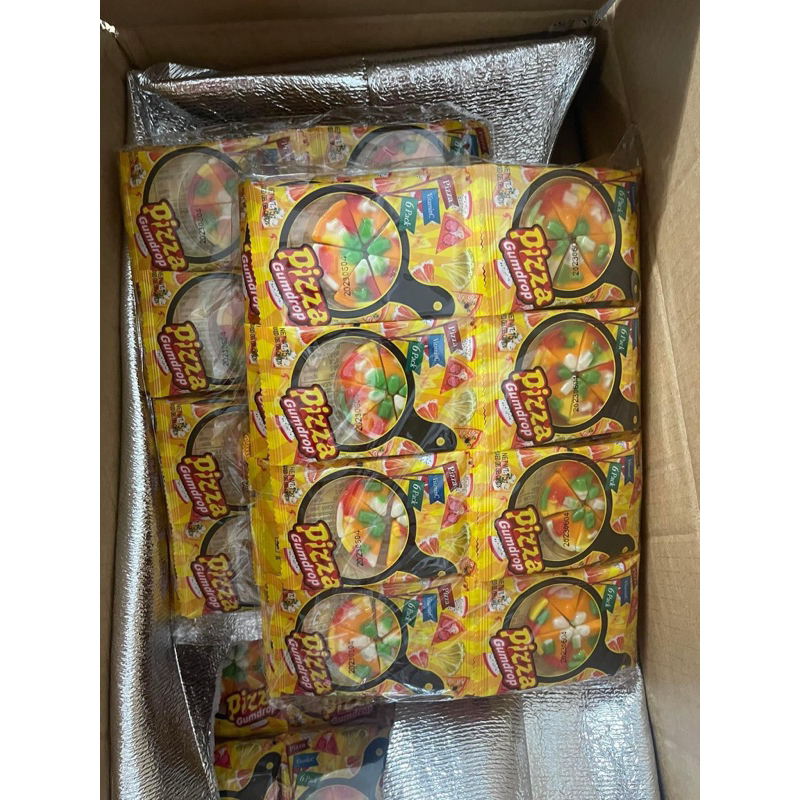 Kẹo dẻo hình chiếc Pizza hương trái cây