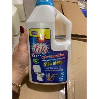 Nước dung dịch thông cống Fily 1,4 lít