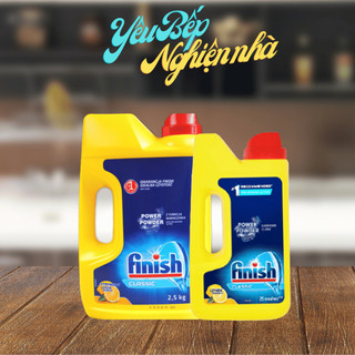 Bột rửa chén bát hương chanh Finish Nhập Khẩu Chính hãng