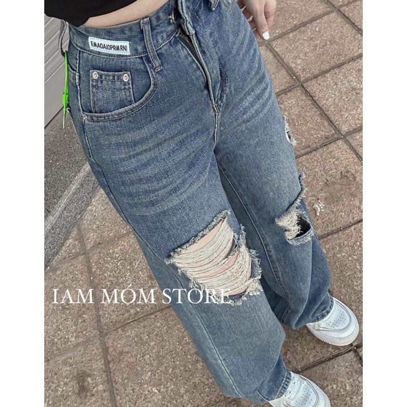 Quần Jean ống xuông xteen