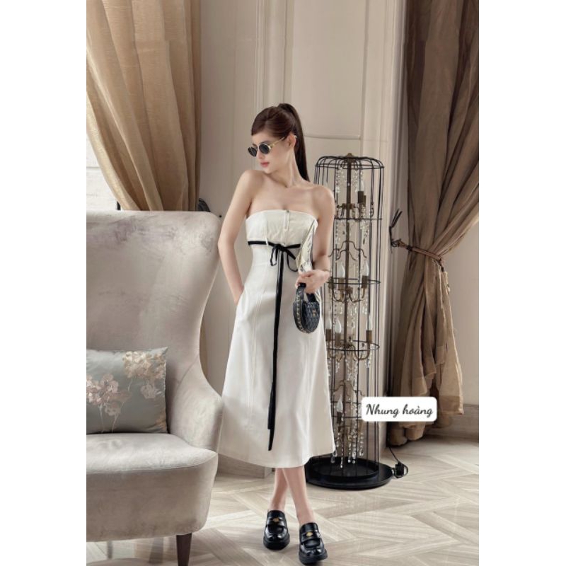 Váy cup ngực buộc dây sang chảnh đi tiệc, đi chơi, đi dạo phố
