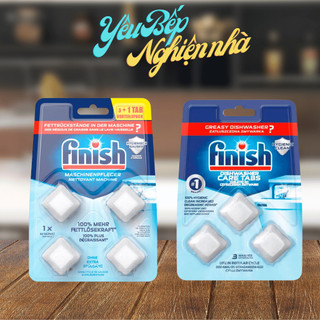 [HCM] Vỉ vệ sinh máy rửa chén bát Finish Chính hãng