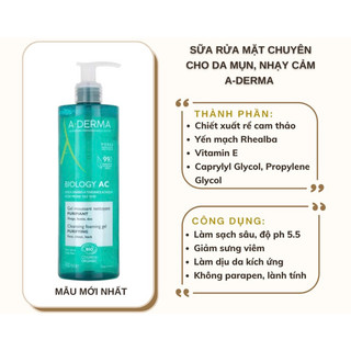 Sữa Rửa Mặt A Derma Purifying Foaming Gel