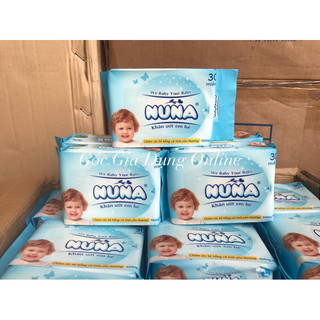 Khăn ướt em bé nuna không mùi gói 30 tờ