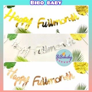 Dây chữ Happy fullmonth cho bé trai, bé gái - BiBo baby