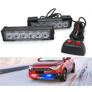 Đèn Nháy gắn ca lăng 2 thanh 12 led