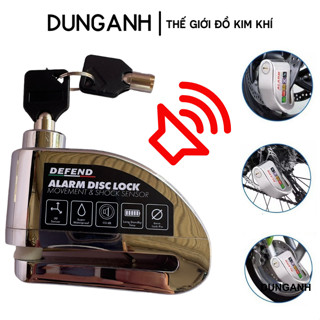 Khoá đĩa xe máy Kim Khí Dung Anh ổ khóa phanh đĩa báo động chống trộm