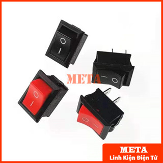  Công Tắc Bập Bênh KDC1-11 3A 250VAC 2 Chân - Kích Thước 8.5*13.5mm - Màu Đỏ 