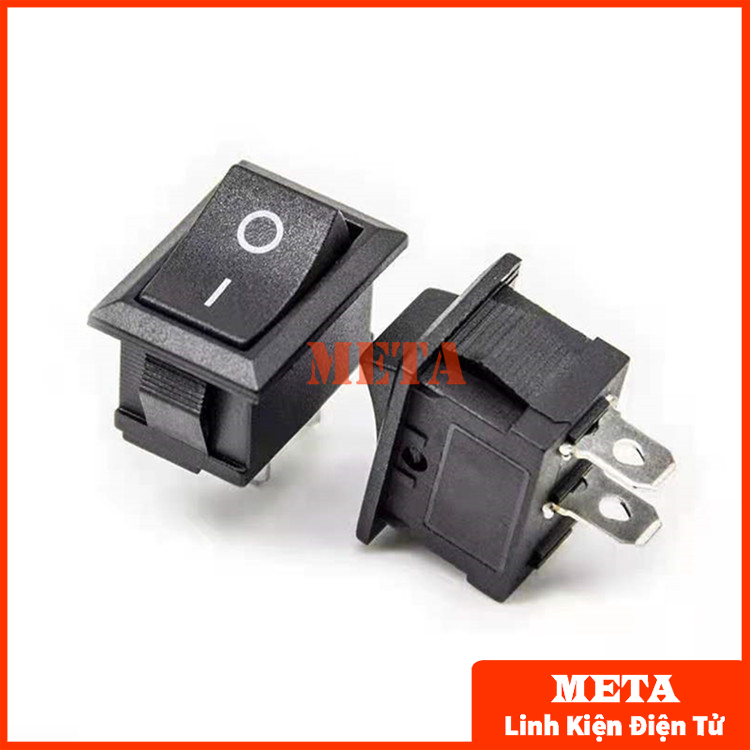 Công Tắc Bập Bênh KDC1-11 3A/250VAC 2 Chân - Kích Thước 8.5*13.5mm - Màu Đỏ