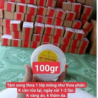 Bột phèn chua chưng cất 100gr