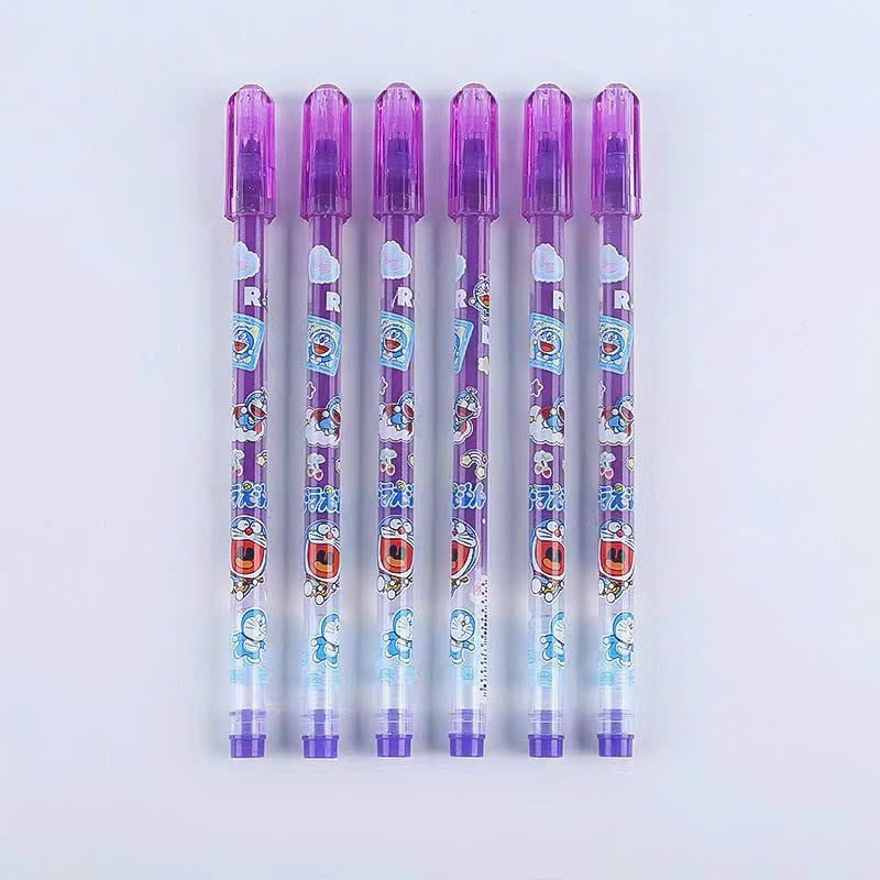 Hộp 12 Bút Tforu Doreamon thơm viết nho đủ màu  ngòi 0.38mm