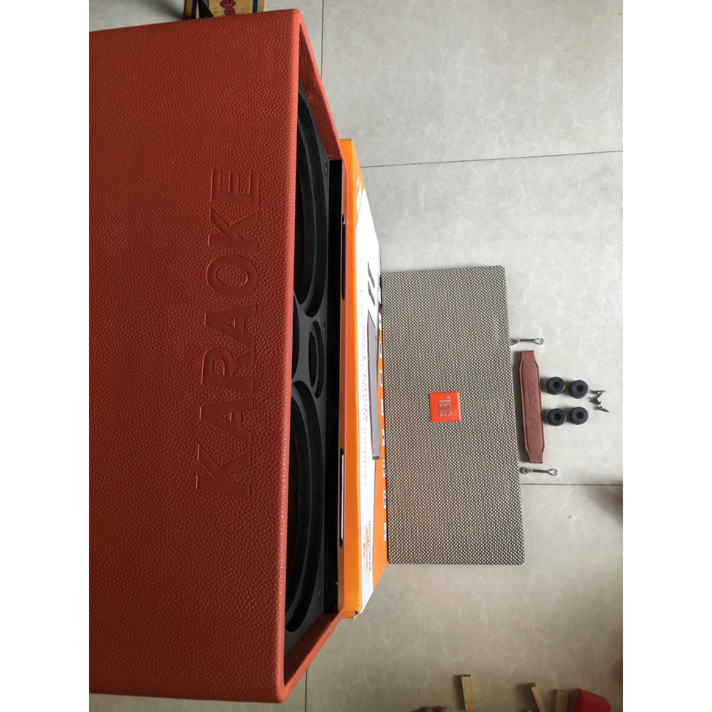 Vỏ thùng loa kéo xách tay 2 bass 20cm 2 treble mẫu 2023