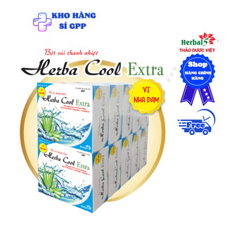 Bột Sủi Thanh Thiệt Herba Cool Extra - Vị Nha Đam (Lốc 10 hộp x 5 gói x 7g)