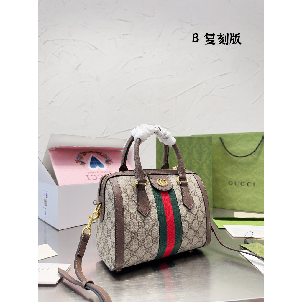 ￼Túi trống Gucci Ophidia size 23cm chất da thật mềm fullbox Hàng chuẩn hãng