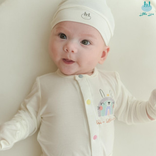 [LITTLE LOVE] BỘ QUẦN ÁO SƠ SINH DÀI TAY VẢI SMOOTHY (kèm quà) CHẤT MỀM MÁT