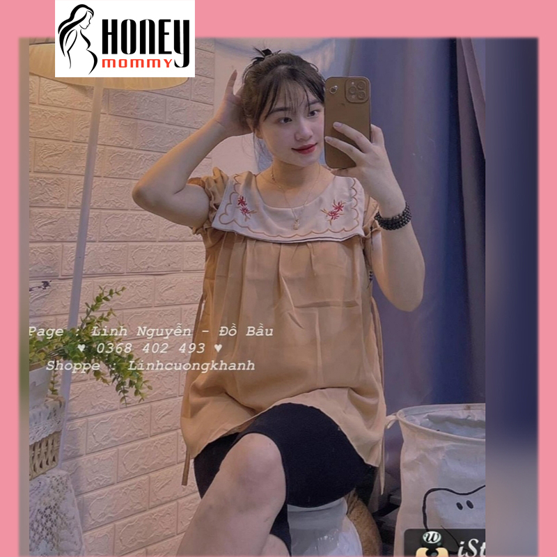 Áo Bầu Công Sở Mùa Hè Chất Mát HS3624 Honey Mommy