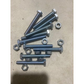 Combo 10 bu lông tán M6 đầu lục giác nhiều size