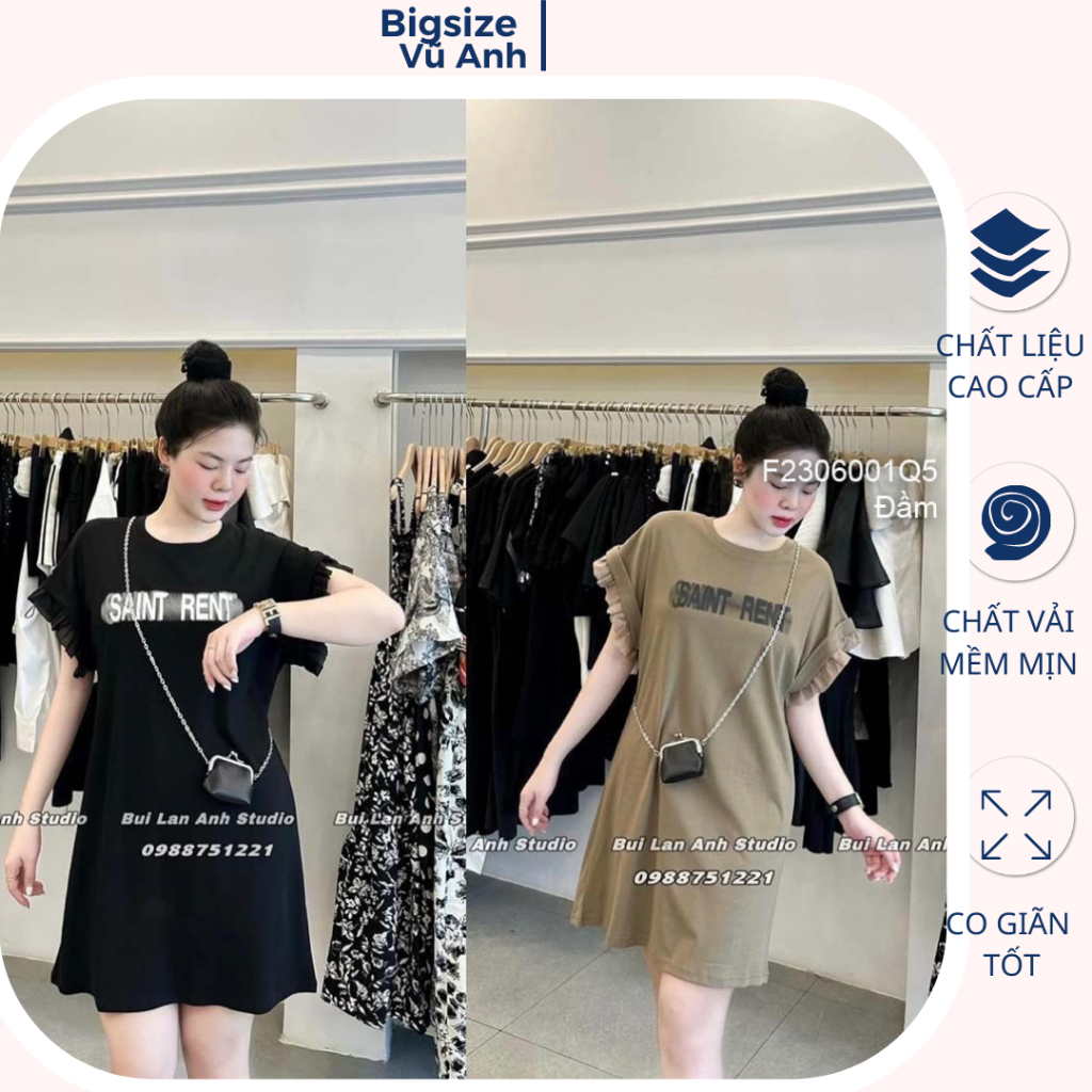 Đầm Bầu , Váy Bầu Suông Chữ Ngực Tay Ngắn Phối Bèo Cực Xinh 2 Màu New Hot