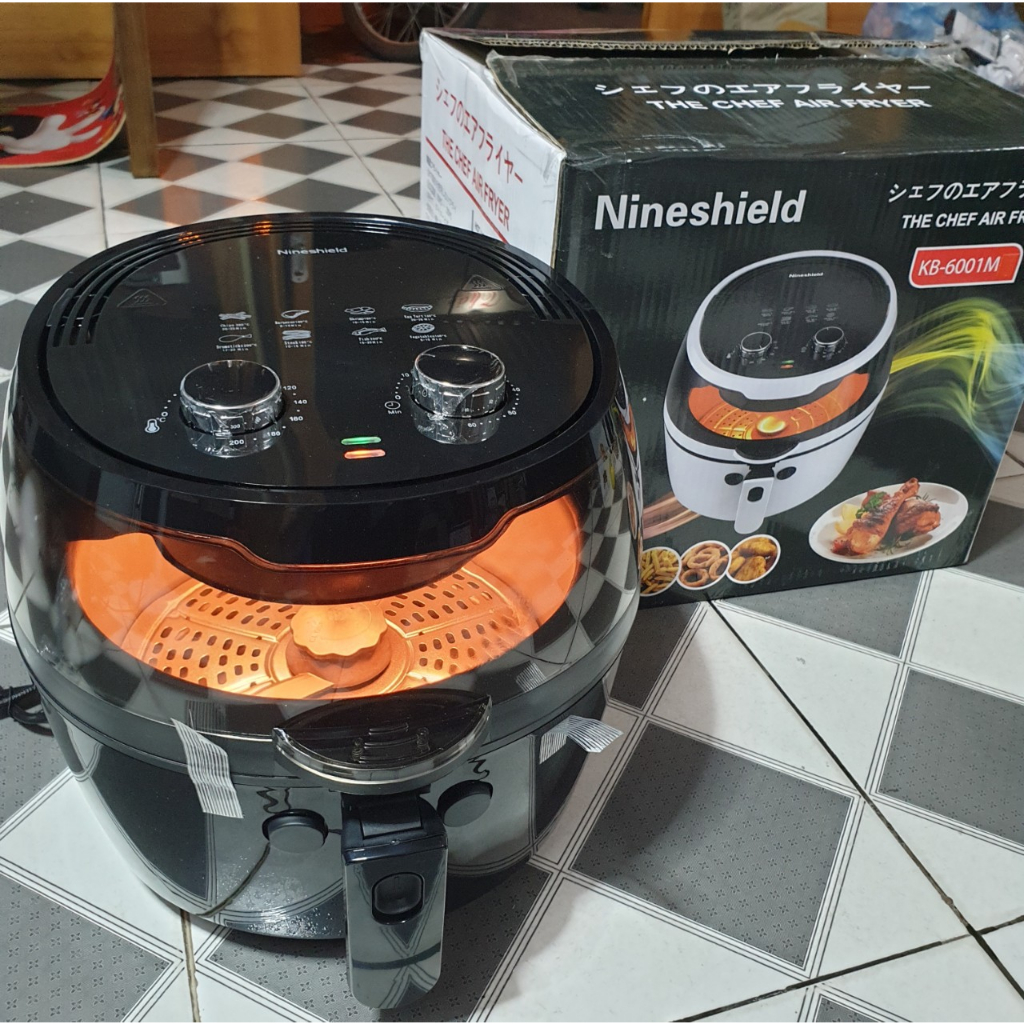 Nồi chiên không dầu 10L loại cơ KB-8001M, Nồi chiên dung tích lớn 8L KB-6001M, 10,5L KB-8002 chính hãng bảo hành 1 năm