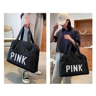 Túi xách du lịch cỡ lớn 2 tầng pink - túi du lịch đa năng nam nữ sang trọng trọng lượng nhẹ chống thấm nước tốt