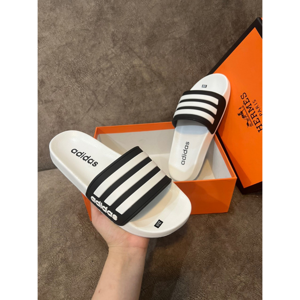 Dép nam quai ngang adidas chất liệu cao su cao cấp hot trend 2023