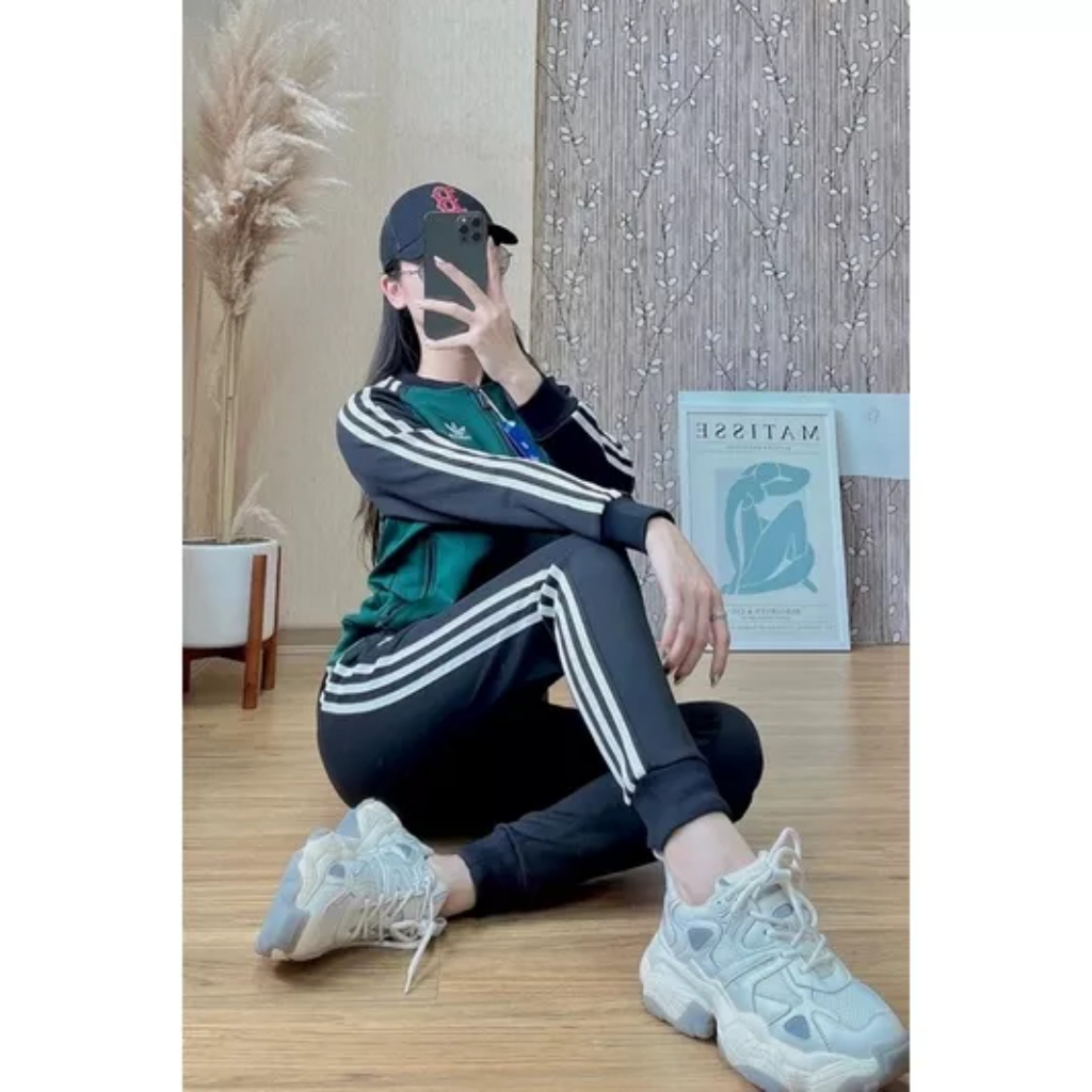 Bộ Adidas Nữ Chất Liệu Umi Dày Dặn Co Giãn Bigsize 40-70kg M20