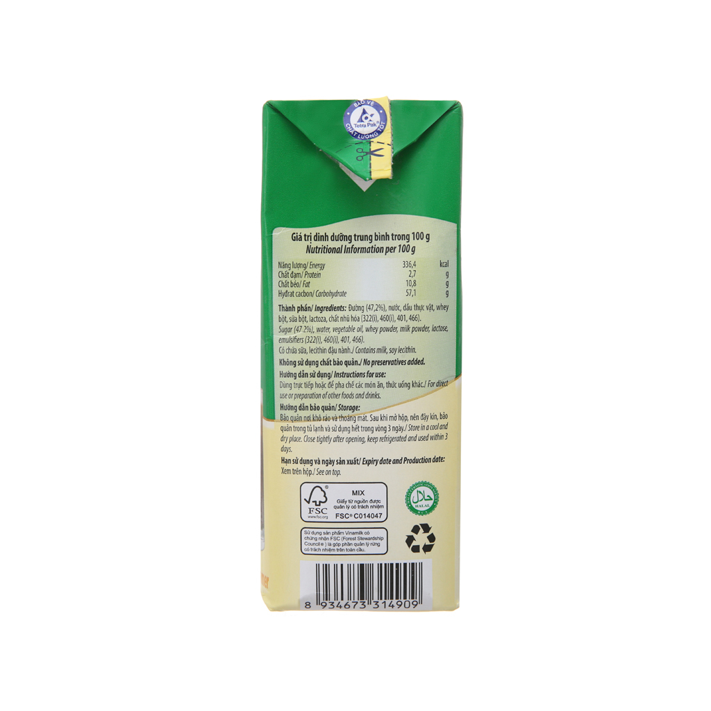 Sữa đặc có đường ngôi sao phương nam dạng lon và hộp giấy 380g , 1.284kg , creamer đặc có đường lon , hộp màu xanh lá