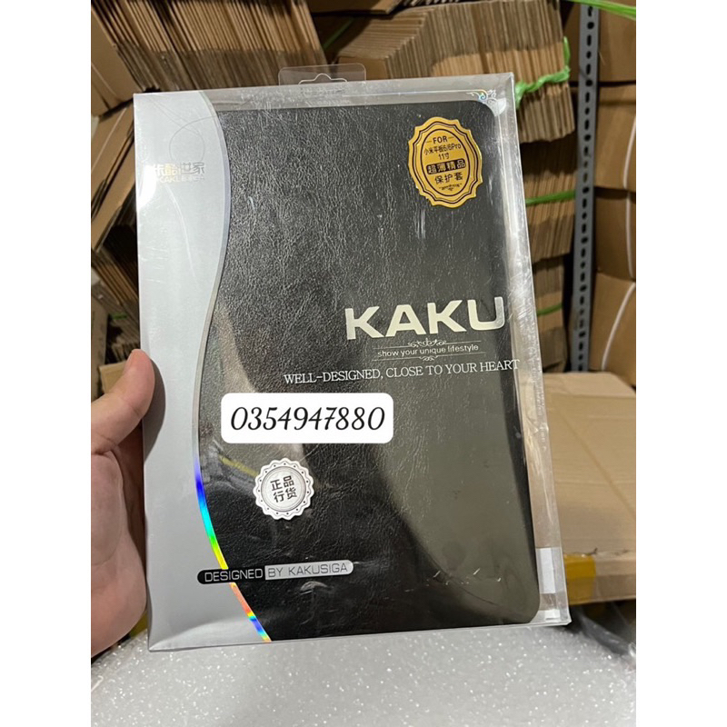 Bao da Kaku cho Xiaomi Mi Pad 6 - Mi Pad 6 Pro 2 mặt cảm biến tắt mở