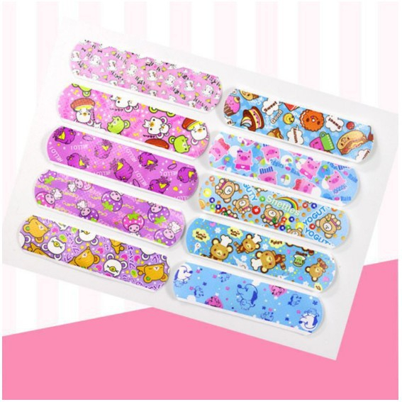 Băng Y Tế Urgo Hoạt Hình Dễ Thương Hộp 120 Miếng Size 72x19mm - Băng Cá Nhân Tránh Nhiễm Trùng 1001160