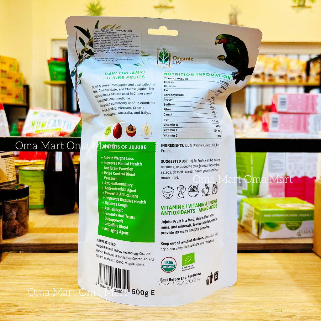 Táo đỏ hữu cơ Organic Life