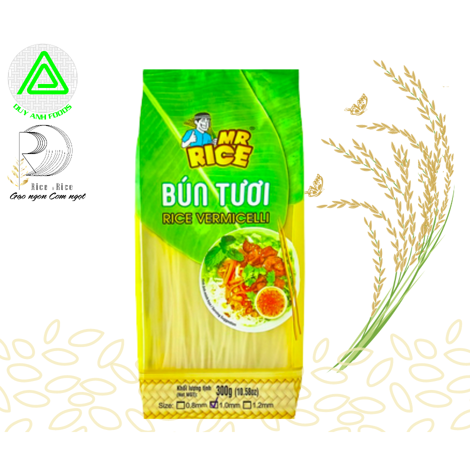 Bún Tươi 300gr Mr.Rice DuyAnhFoods - Rice&Rice