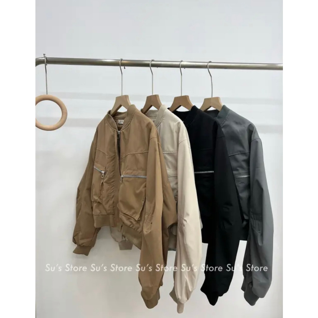Áo khoác gió bomber chất gió lì 2 lớp - 247store.vn - Aokhoacgiobomber096_P6K8