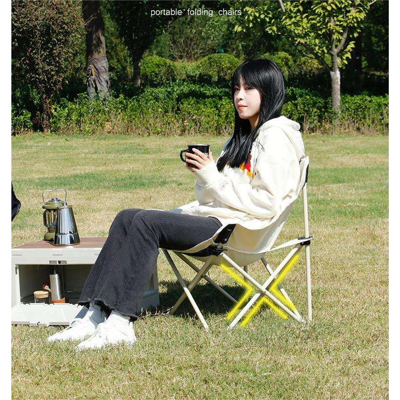 trọng lượng rất nhẹ dễ dàng mang theo dễ dàng gấp ghế mặt trăng ghế bãi biển | BigBuy360 - bigbuy360.vn