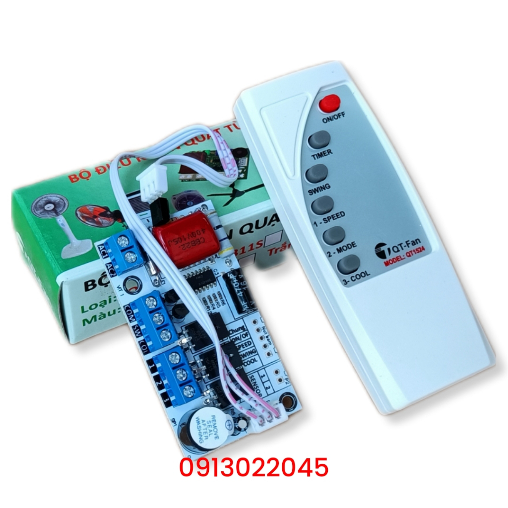 Mạch quạt điều khiển hơi nước, phun sương, điều hoà.