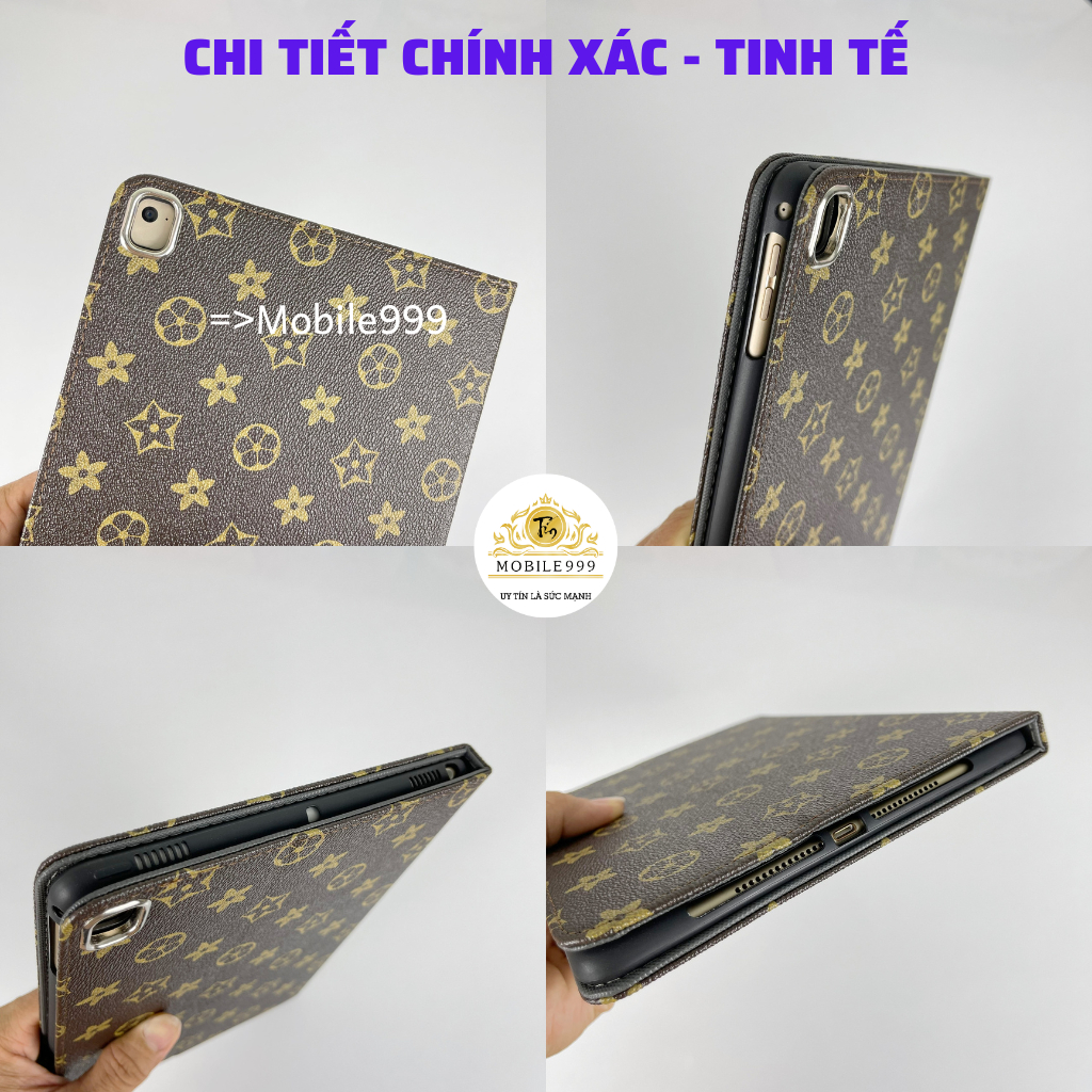 Bao da ipad Silicon hình Hoa lá chất đẹp ốp ipad Air 5/4/3/2/1/Gen 5/6/7/8/9/Pro 11/10.5...MOBILE999