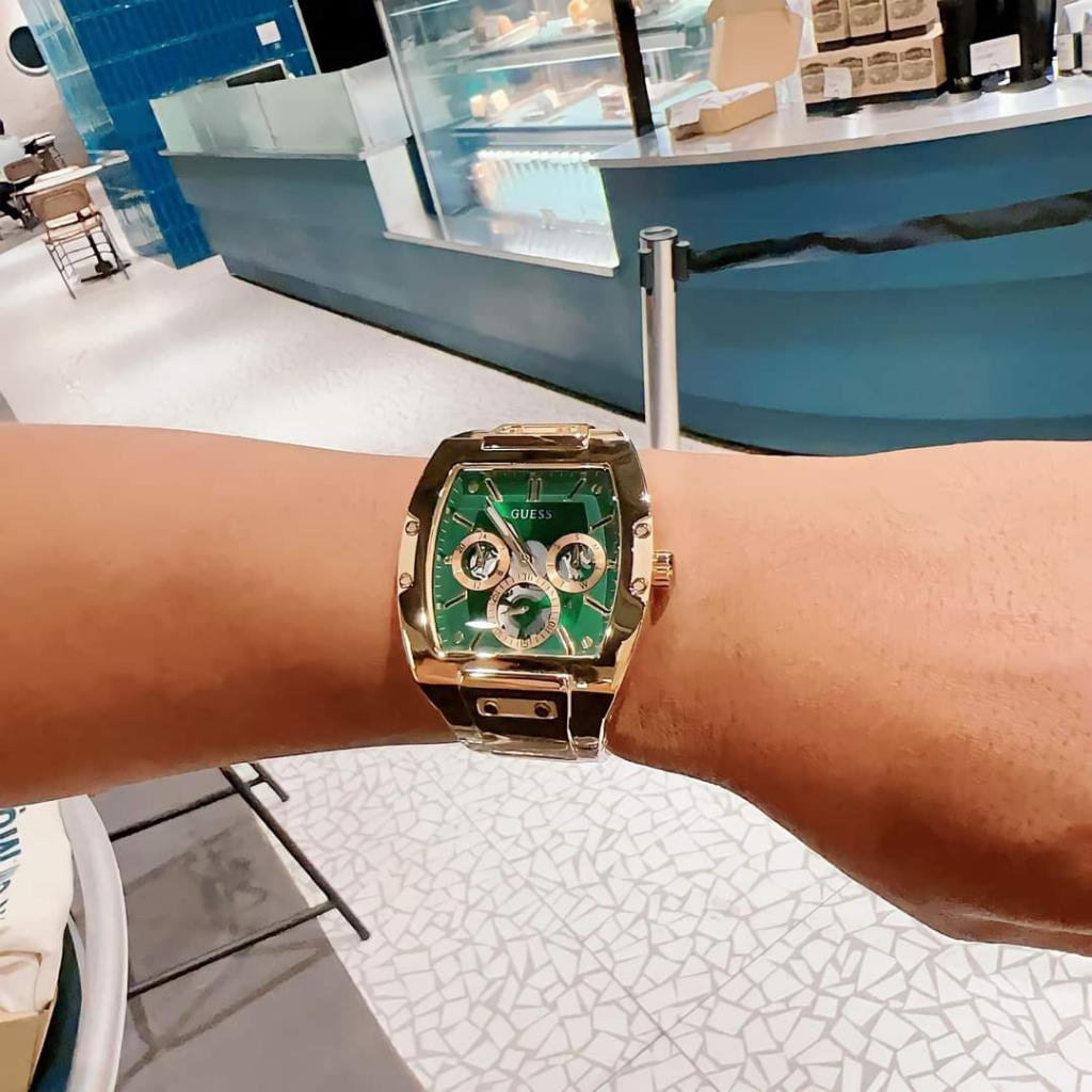 Đồng Hồ Nam GUESS,Size:42mm Phiên Bản Dây Thép,Sang Trogj Hơn,Đẳng Cấp Hơn